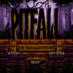 Pitfall - The Mayan Adventure (U) Title Screen